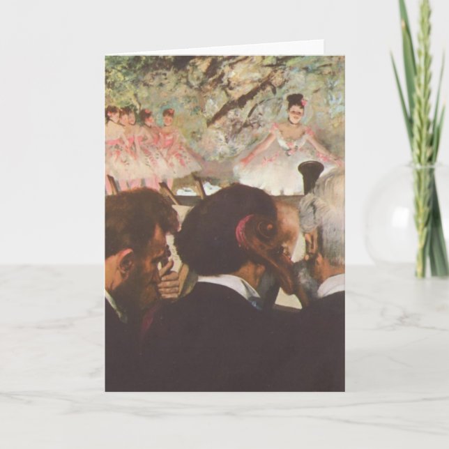 Carte Musicians dans l'orchestra by Edgar Degas (Devant)