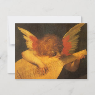 Carte Musicien Angel Lecture par Rosso Fiorentino