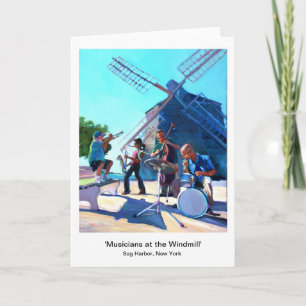 Carte Musiciens au Windmill
