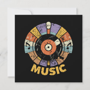 Carte musique classique rétro