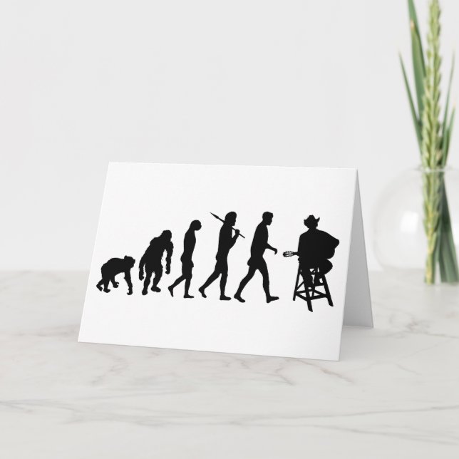 Carte Musique country chanteur de musique country (Devant)