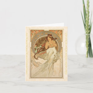 Carte Musique d'Alphonse Mucha, Joyeux anniversaire