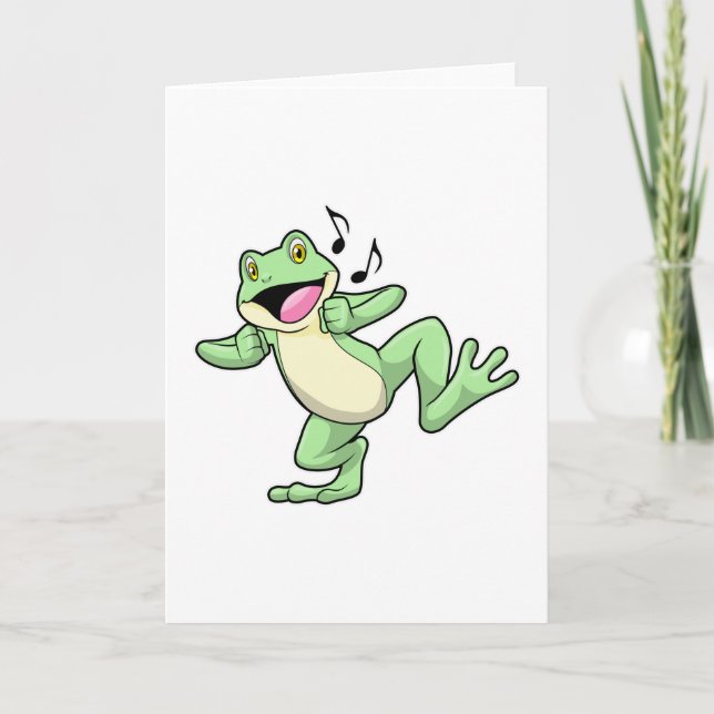 Carte Musique de danse de grenouille (Devant)