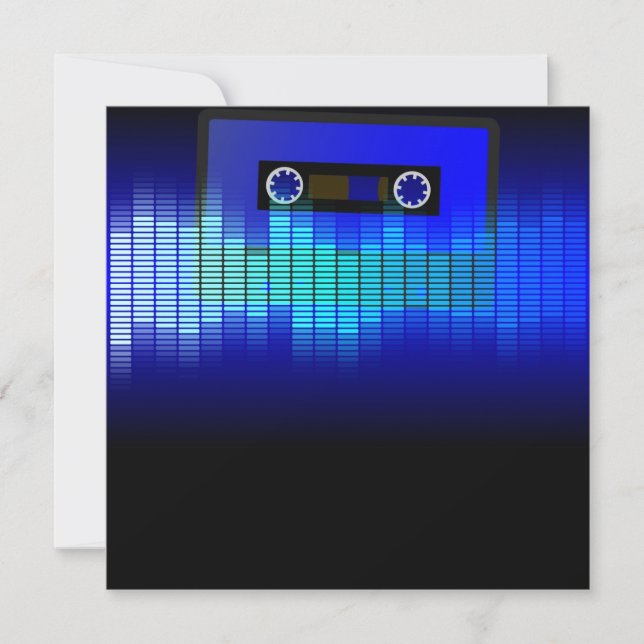 Carte Musique rétro (Devant)