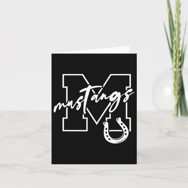 Carte Mustangs (Devant)