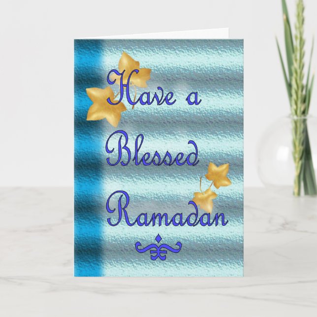 Carte Musulmans de Ramadan Eid Mubarak islamiques (Devant)