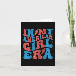 Carte My American Girl Era Rétro 4 Juillet Quatrième Gro