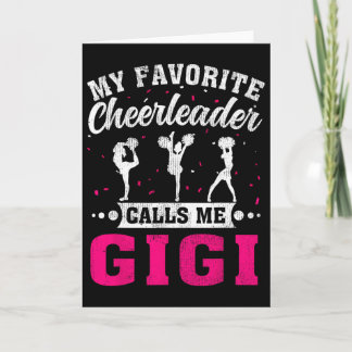 Carte My Favorite Cheerleader Calls Me Gigi Mother's Day