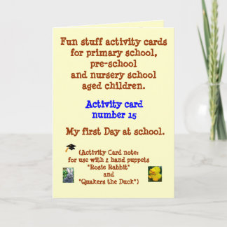 Carte My First Day