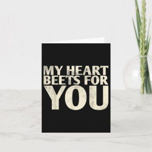 Carte My Heart Beets For You Mariage Design For Bride G