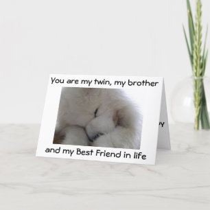 CARTE MY TWIN BROTHER