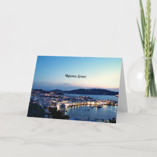 Carte Mykonos, Grèce photo de paysage