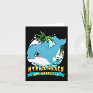 Carte Myrtle Beach Caroline du Sud Cute Ba