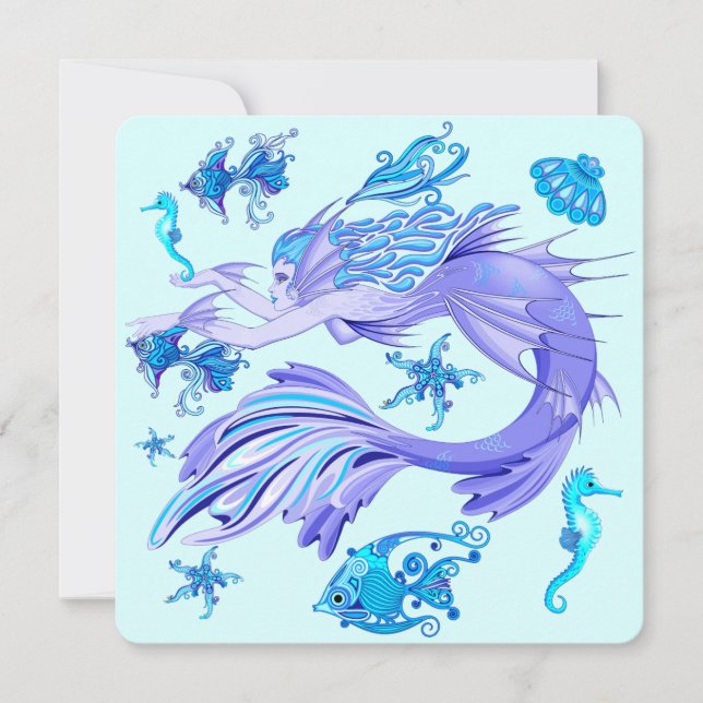 Carte Mystic Fairy Purple Créature Carreaux en céramique (Devant)