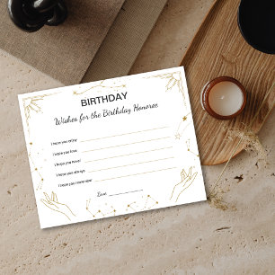 Carte Mystic Horoscope Moon Anniversaire Invité