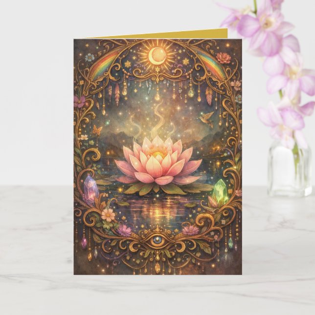 Carte Mystical Lotus Magickal Night (Orchidée)