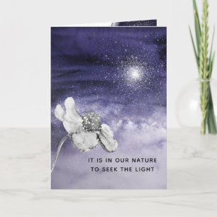 Carte Mystique Ciel Violet Motivation Dire Noël