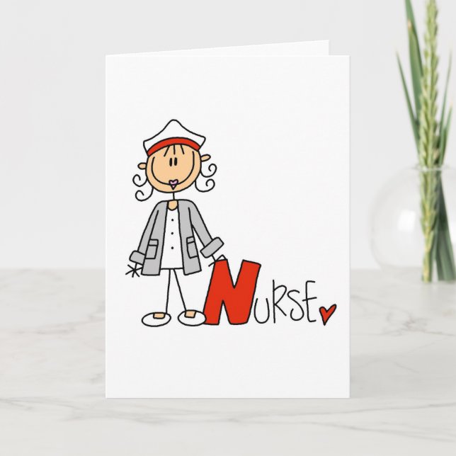 Carte N est pour l'infirmière (Devant)