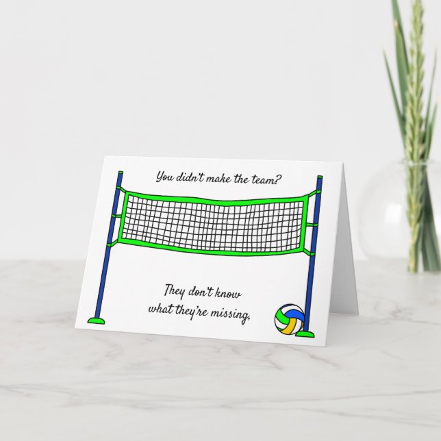 Carte N'a-t-on pas fait l'équipe de volleyball ? (Devant)