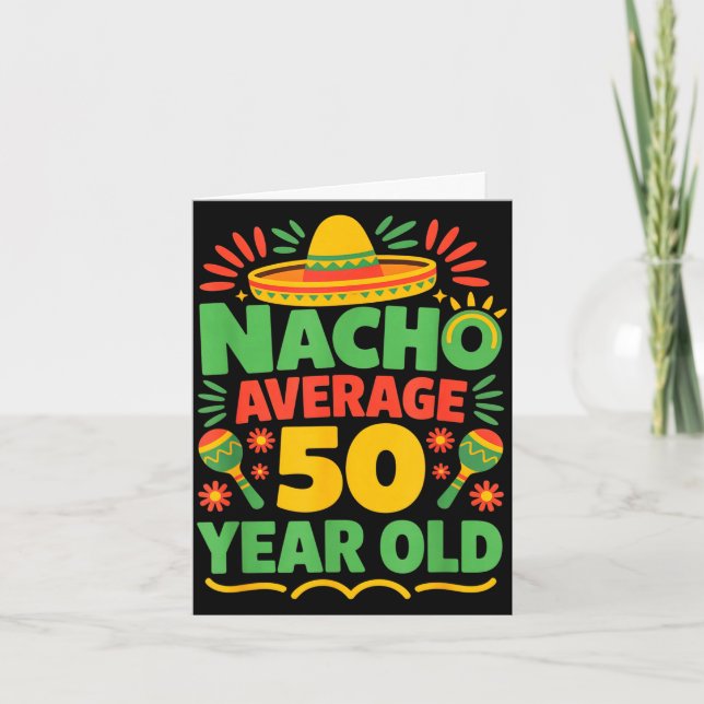 Carte Nacho cinquantennaire moyen cinq de mayo 50ème (Devant)