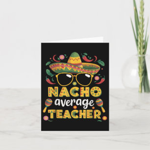 Carte Nacho Enseignant moyen Apple Cinco De Mayo Enseign