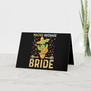 Carte Nacho Moyenne Mariée Cinco De Mayo Mariage mexicai