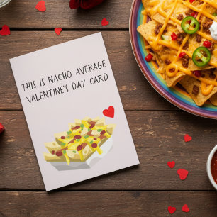 Carte Nacho Moyenne Mexicaine Amour de la nourriture Sai