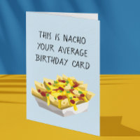 Nacho Nourriture mexicaine moyenne Anniversaire