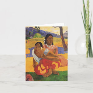 Carte "Nafea Faa Ipoipo" - Paul Gauguin