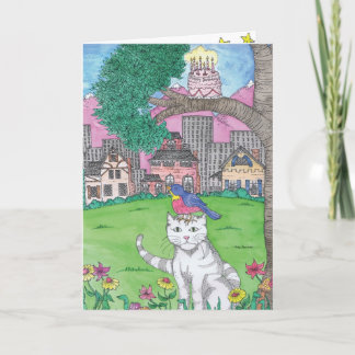 Carte NAISSANCE - Chat