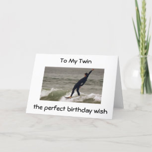 CARTE NAISSANCE DU SURF JUMEAU JOUR PARFAIT COMME UNE VA