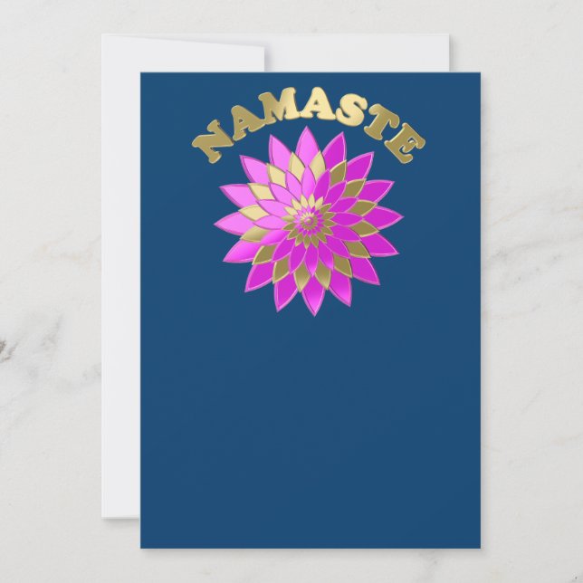 Carte Namaste (Devant)