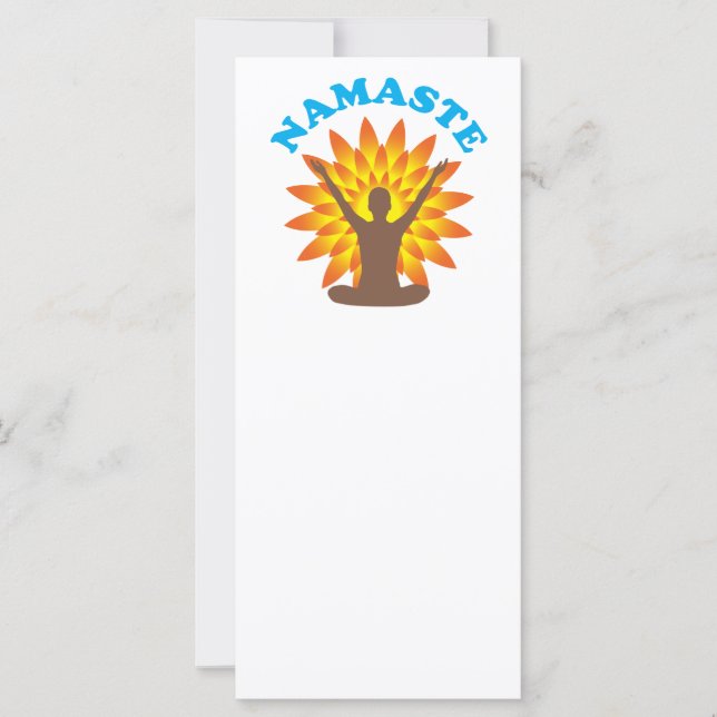 Carte Namaste (Devant)