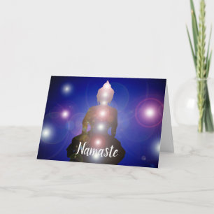 Carte Namaste Citation Merci Chakra Yoga Bouddha