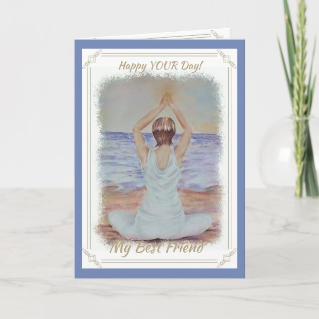 CARTE NAMASTE GIRLFRIEND (Devant)