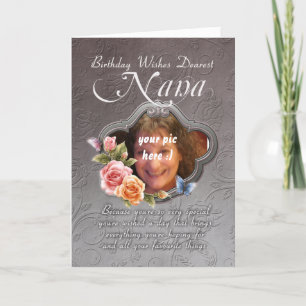 Carte nana birthday card - birthday your photograph here