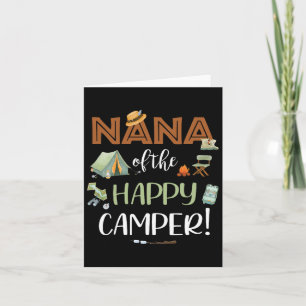 Carte Nana Du Joyeux Camper Premier Anniversaire Camping
