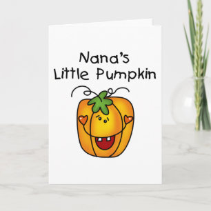 Carte Nana's Pumpkin Halloween T-shirts and Gifts