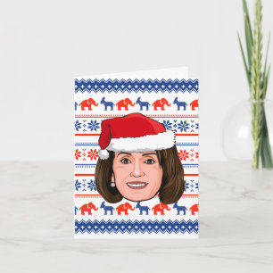 Carte NANCY PELOSI Noël