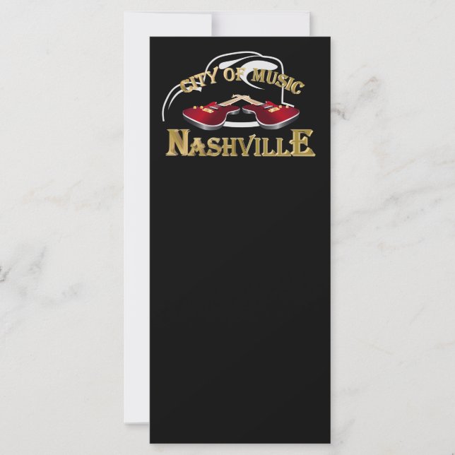 Carte Nashville. City of music (Devant)