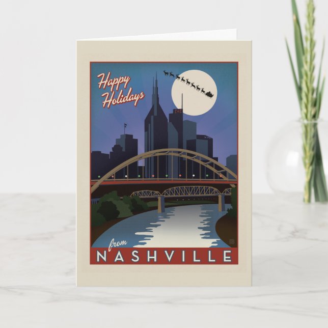 Carte Nashville Skyline (Devant)