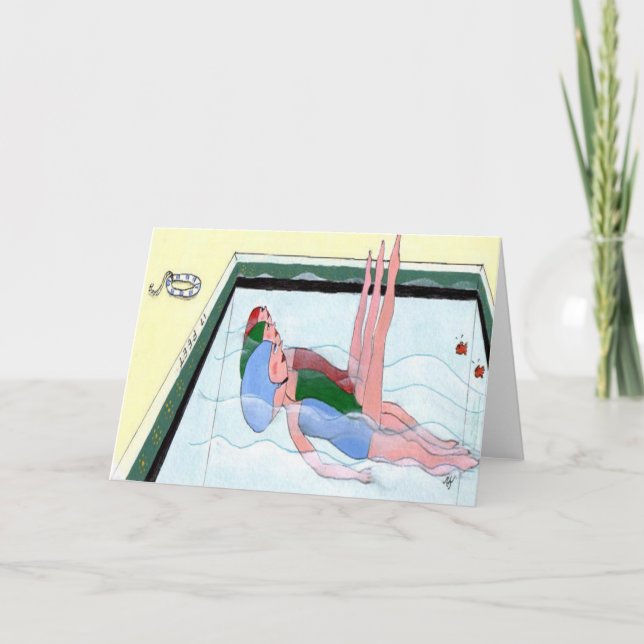 Carte Natation synchronisée (Devant)