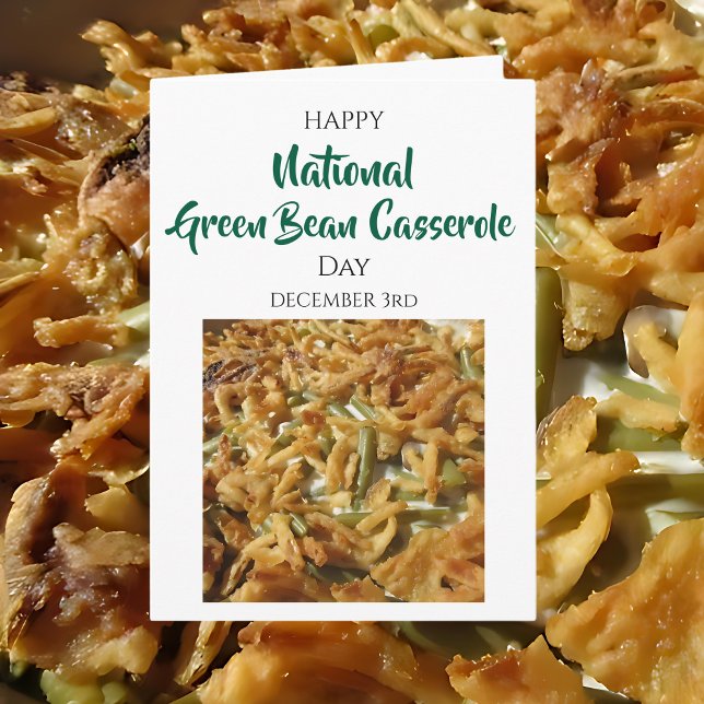 Carte National Green Bean Casserole Day Dec 3rd (Créateur téléchargé)