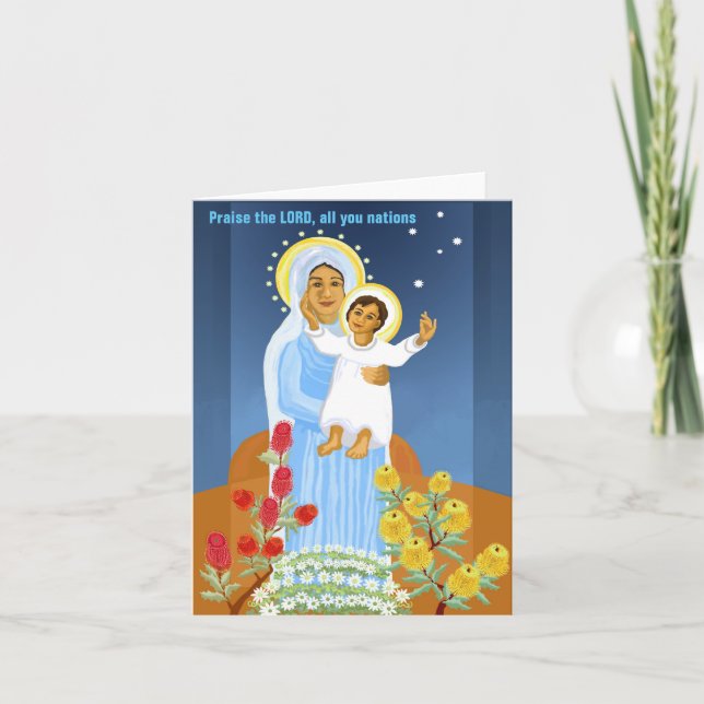 Carte Nativité australienne (Devant)