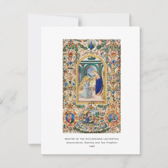 Carte Nativité chrétienne religieuse Vintage Noël (Devant)