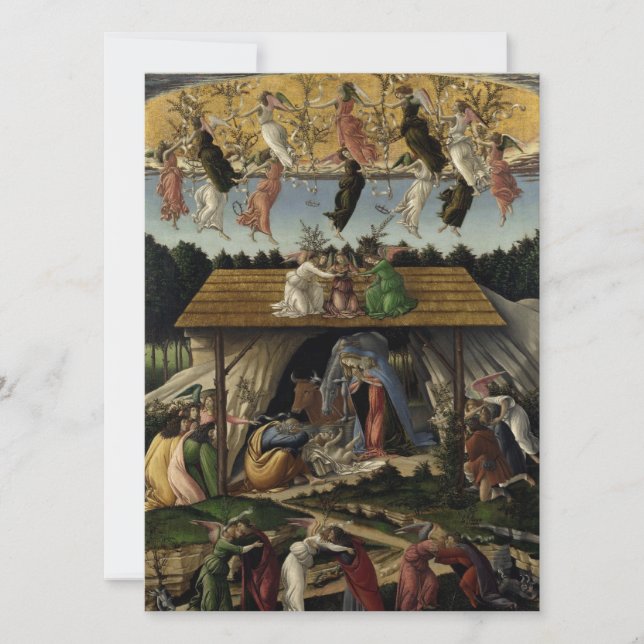 Carte Nativité mystique (Devant)