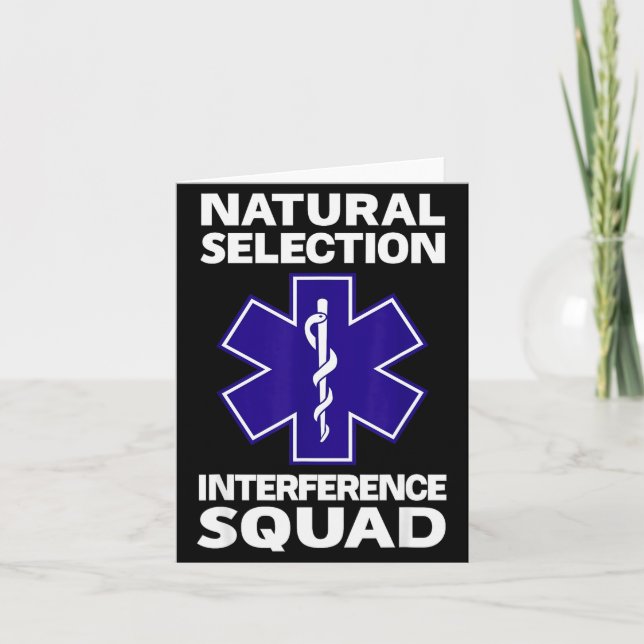 Carte Natural Selection Interference Squad Paramedic Fun (Devant)