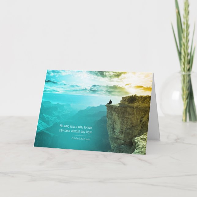 Carte Nature d'aventure de nature de Friedrich Nietzsche (Devant)