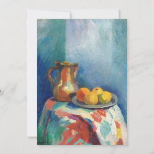 Carte Nature Morte Au Pichet En Cuivre   Henri Manguin