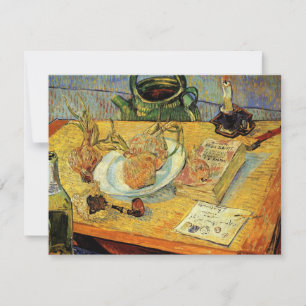 Carte Nature morte avec planche à dessin de Vincent van 
